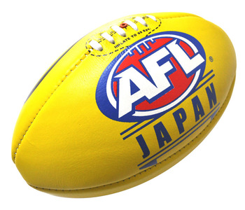 【AFL JAPAN 公式試合球 黄色】 Burley Football Yellow (Club Grade)